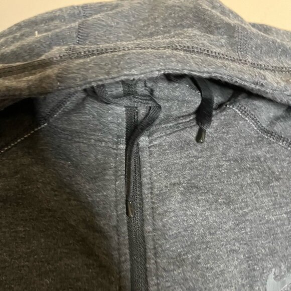 Nike Hoodie Mens Small Grey Sleeveless Fleece Training Vest Workout Cd7256 - Picture 3 of 5